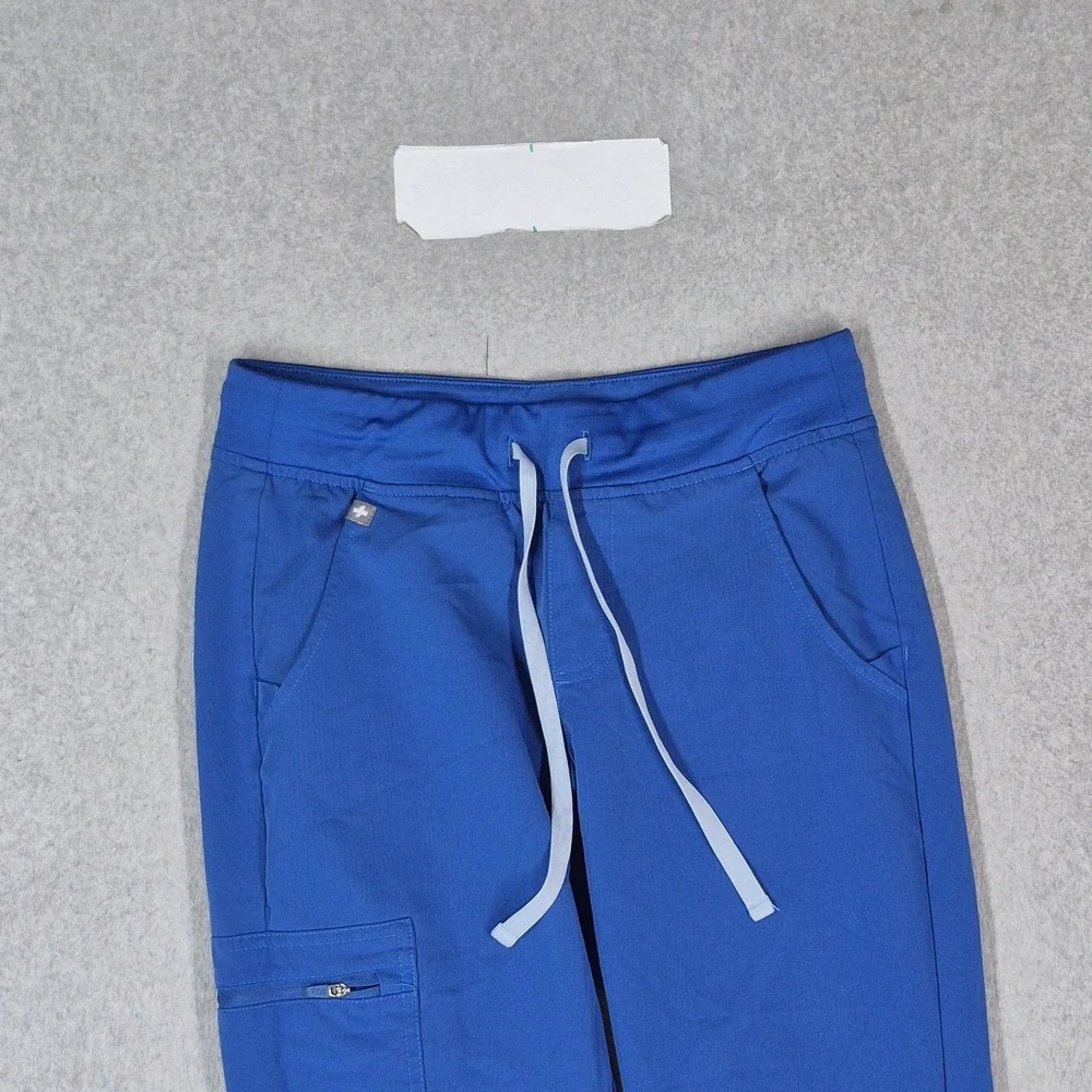 FIGS Women Scrub Pants XS/P Blue Cargo Jogger Zamora